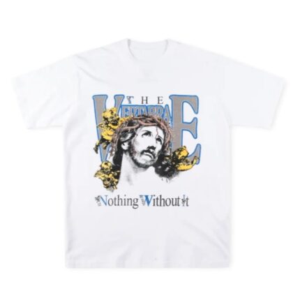 Vertabrae Nothing Without It Printed T-shirt White Color | Fast & Free Shipping
