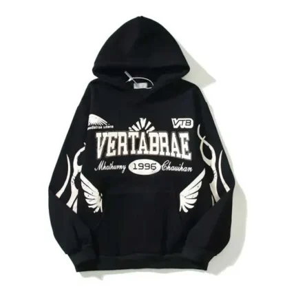 Vertabrae Black Clolor Hoodie | Fast & Free Shipping