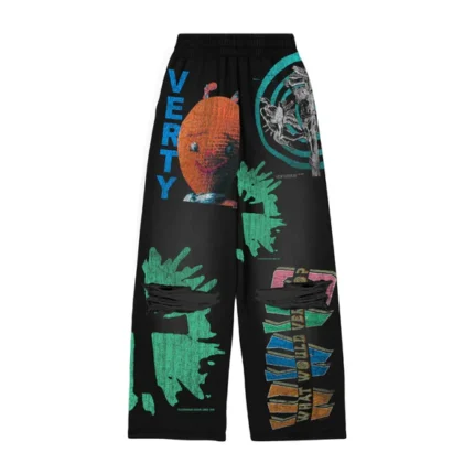 VERTABRAE – Black Montage SweatsPants | Fast & Free Shipping