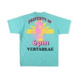 Vertabrae 6pm Yoga T-shirt Dark Color | Fast & Free Shipping