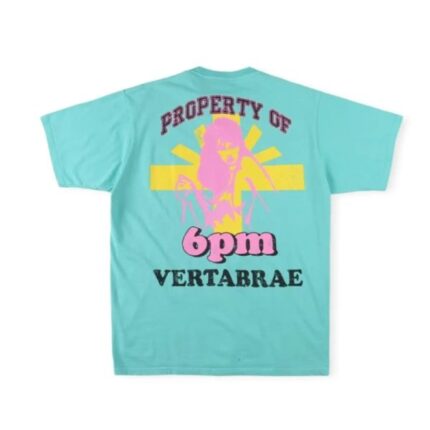 Vertabrae 6pm Yoga T-shirt Dark Color | Fast & Free Shipping