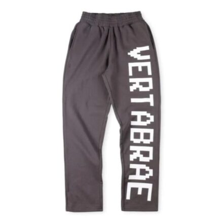 Vertabrae Black with White Logo Sweatpant | Fast & Free Shipping