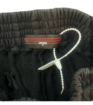 Vertabrae Crystal Black with white logo Sweatpant | Fast & Free Shipping