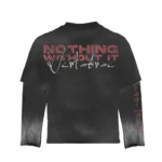 Vertabrae Double Sleve Stalker Shirt Black Color | Fast & Free Shipping