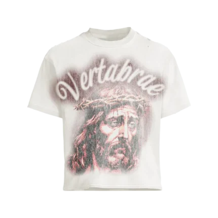 Vertabrae Jesus T-shirt White Color | Fast & Free Shipping